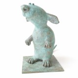 'Cachor' 22 x 14 x 24 cm., bronze, SOLD