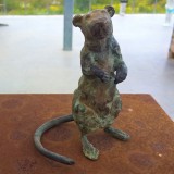 'Rato' bronze, 12 x 9 x 8 cm., 2019 Sold
